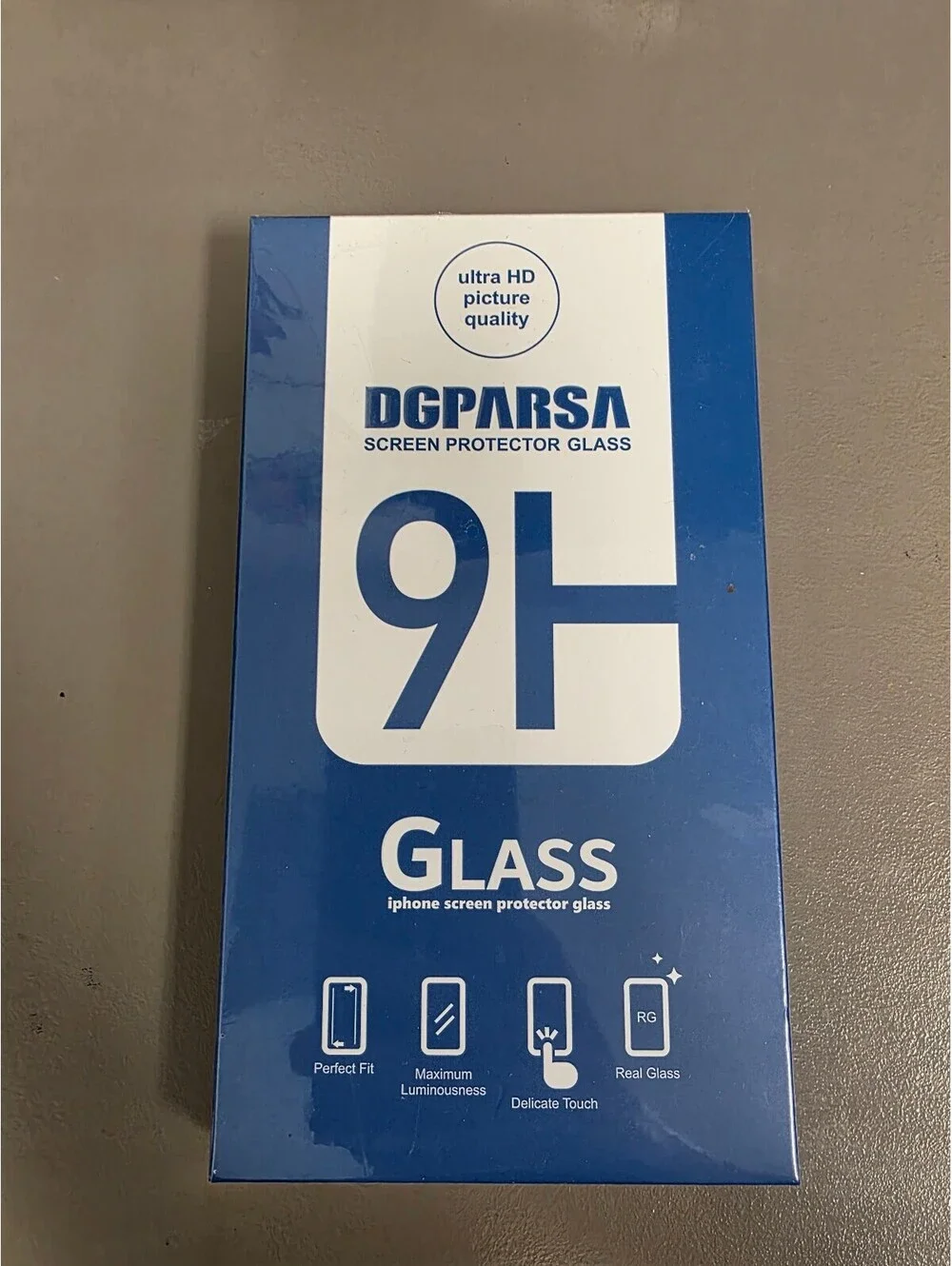 DGPARSA 9H Tempered Glass Screen Protector for iPhone 16 Plus/15 Plus 2 Pack